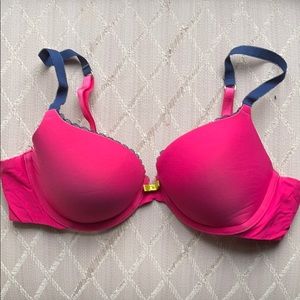 aerie Pink and Blue memory foam 34C Bra